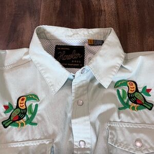 Howler Brothers Gaucho Snap Shirt. Toucans.